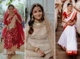 9 Celebrity Brides Who Wore Sarees on Their Wedding sarees