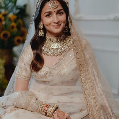 bride picture of alia bhat