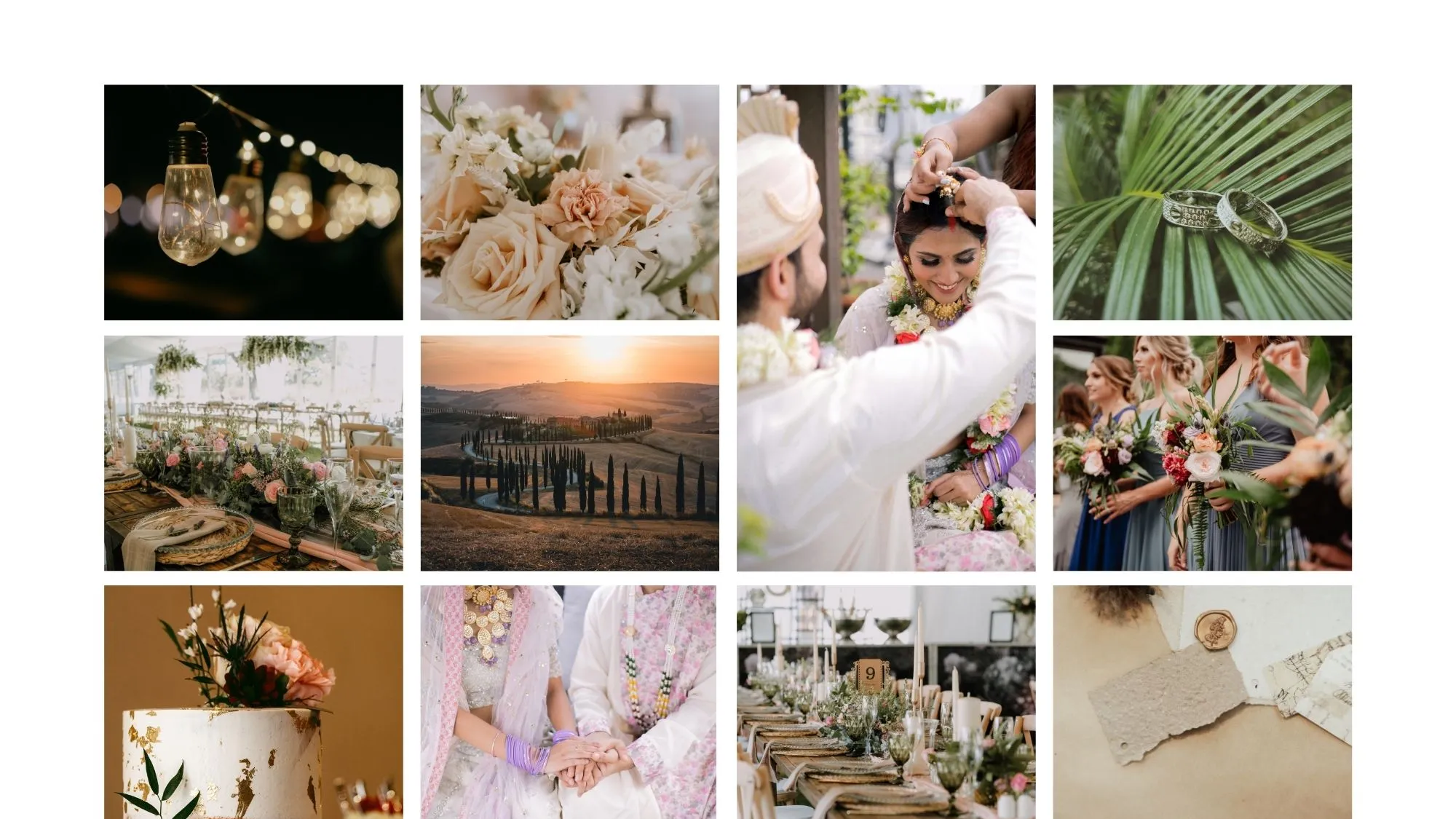 Once you have got your wedding mood board