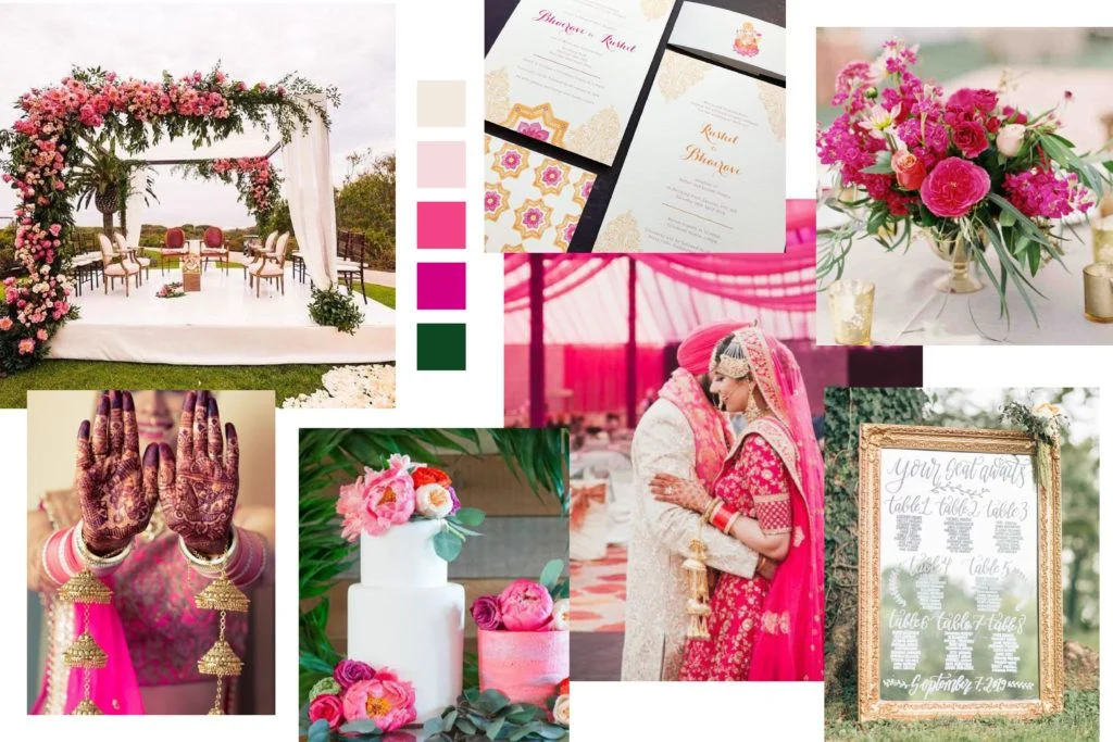 A mood board is an essential tool for your wedding planning.