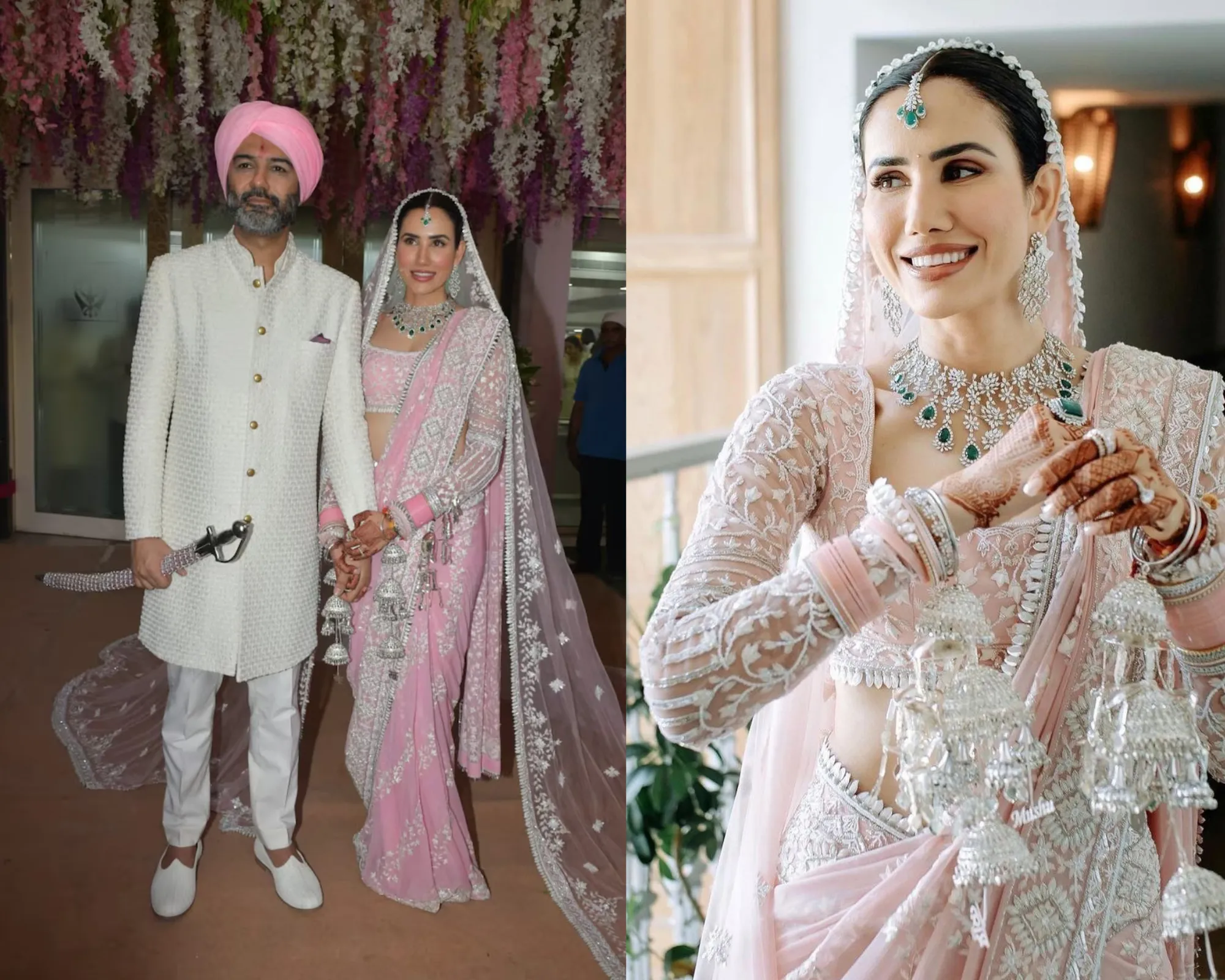 Sonnalli seygal wedding lehenga