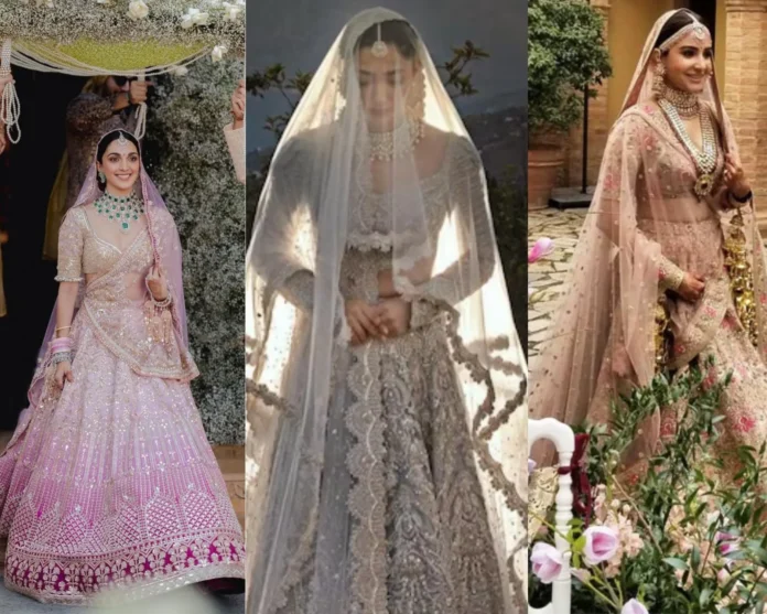 pastel lehenga