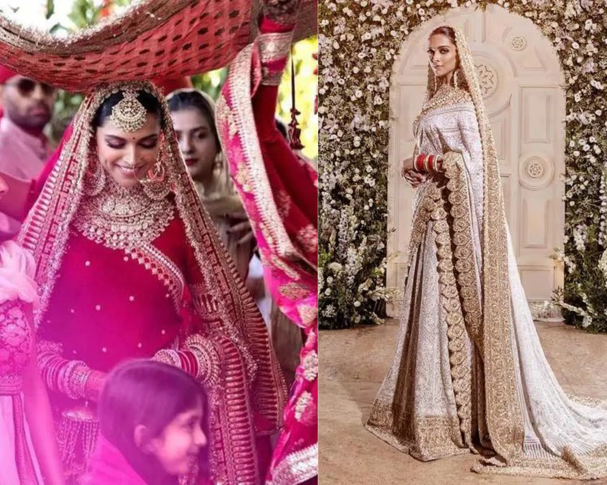 designer wedding outfits for brides deepika padukone bridal outfits