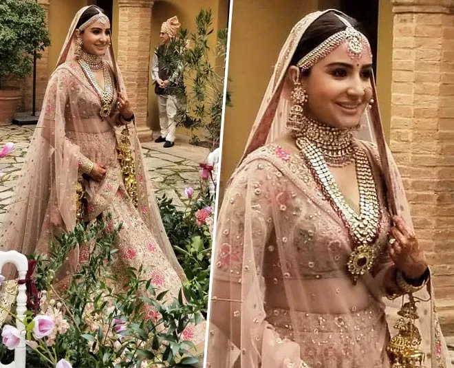 anushka sharma wedding lehenga
