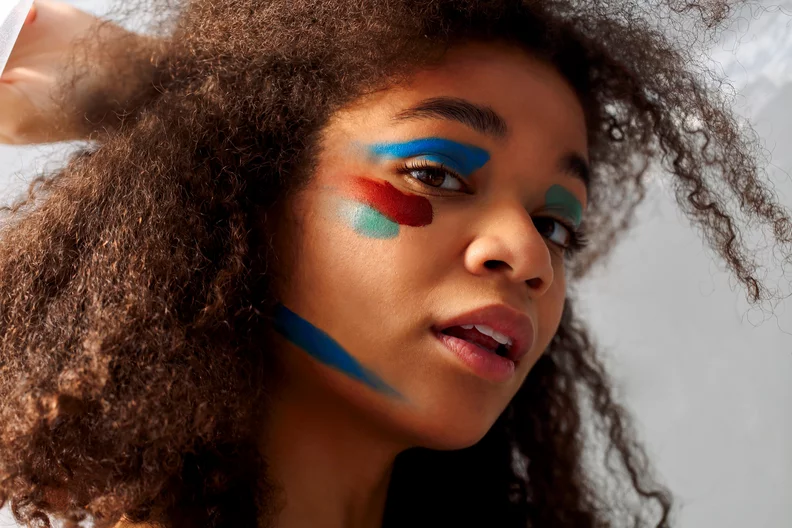 contemporary makeup look