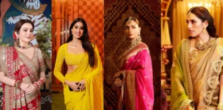 Best Saree Looks Seen in the Ambani Wedding saree ambani wedding