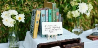 How To Use Books As Wedding Decor wedding decor