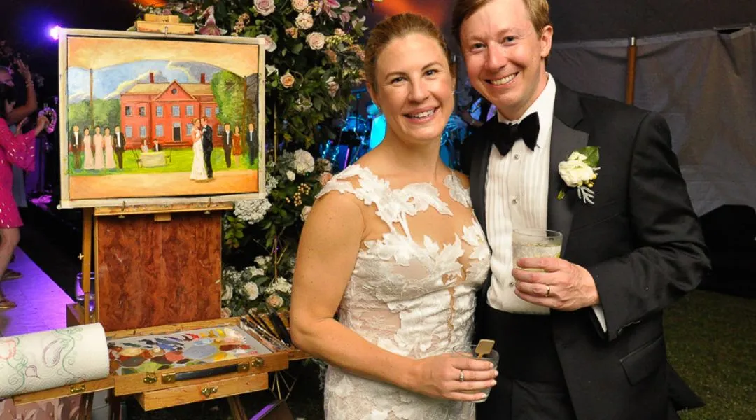 wedding live painting