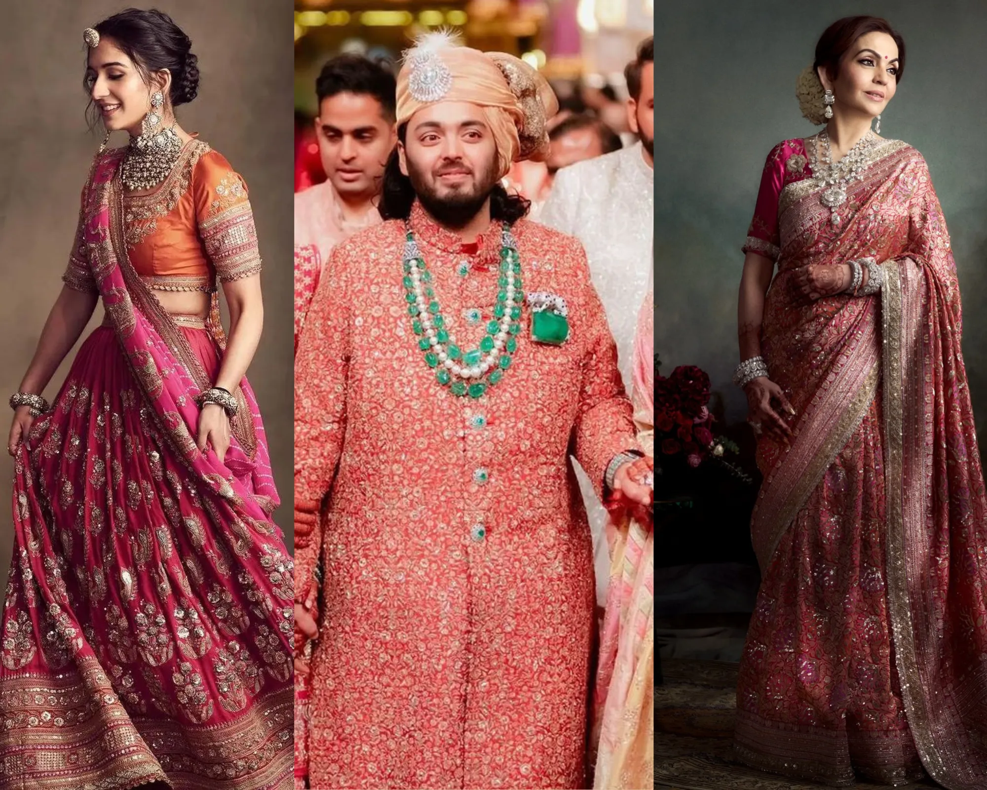 ambani wedding outfits