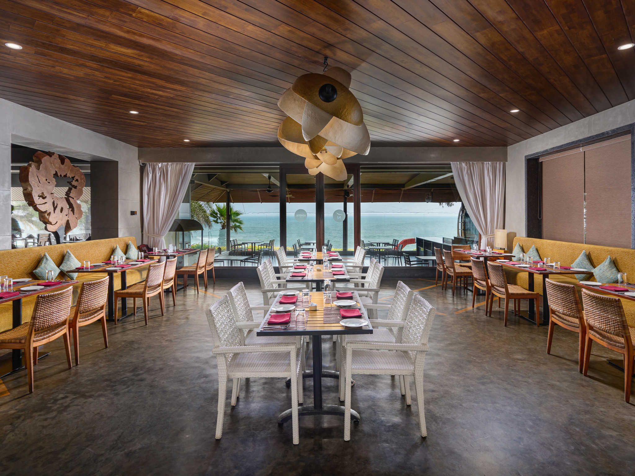 Bheemili Resort, Visakhapatnam dining room
