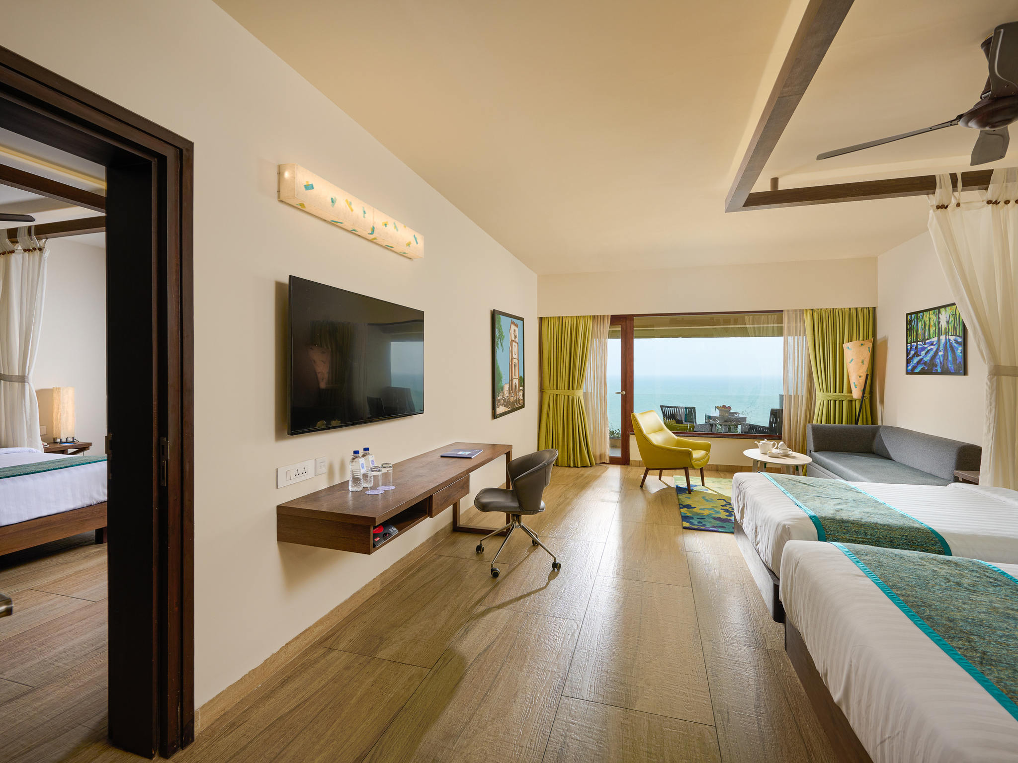 Bheemili Resort, Visakhapatnam double bed room