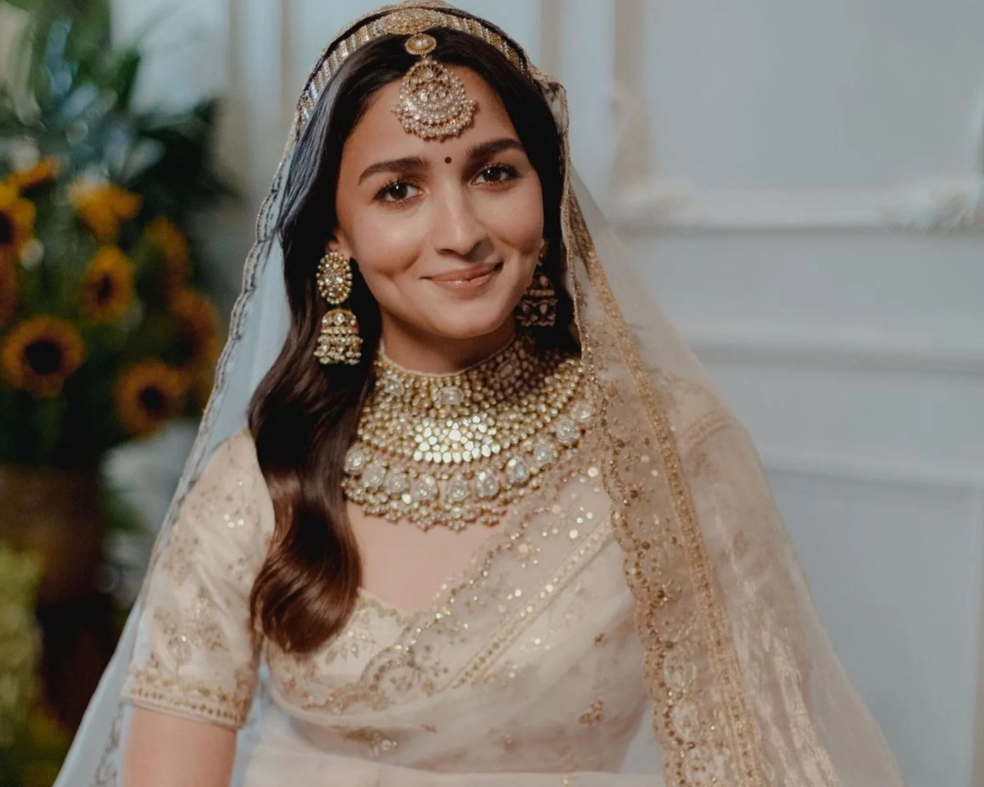 Alia Bhatt getting married in Sabyasachi ivory drape