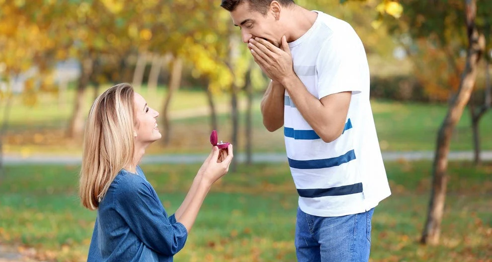 perfect moment to propose