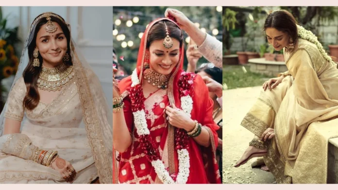 Minimal Celebrity Bridal Looks