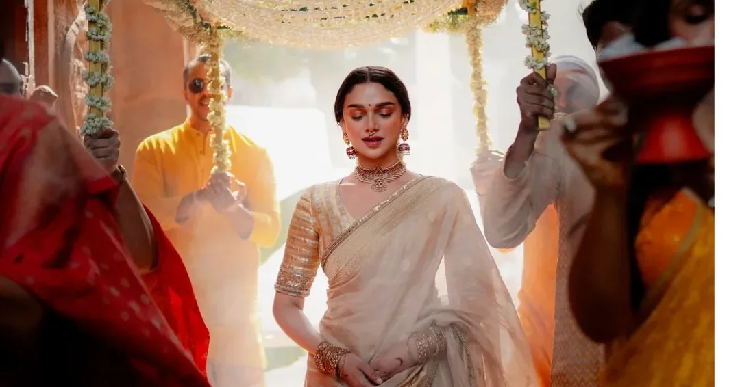 aditi rao hydari wedding lehenga sabyasachi