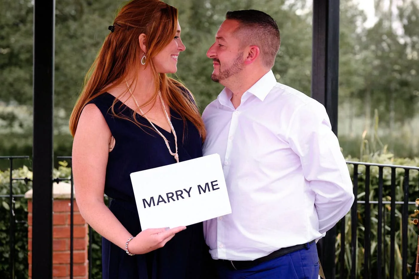 proposal with family