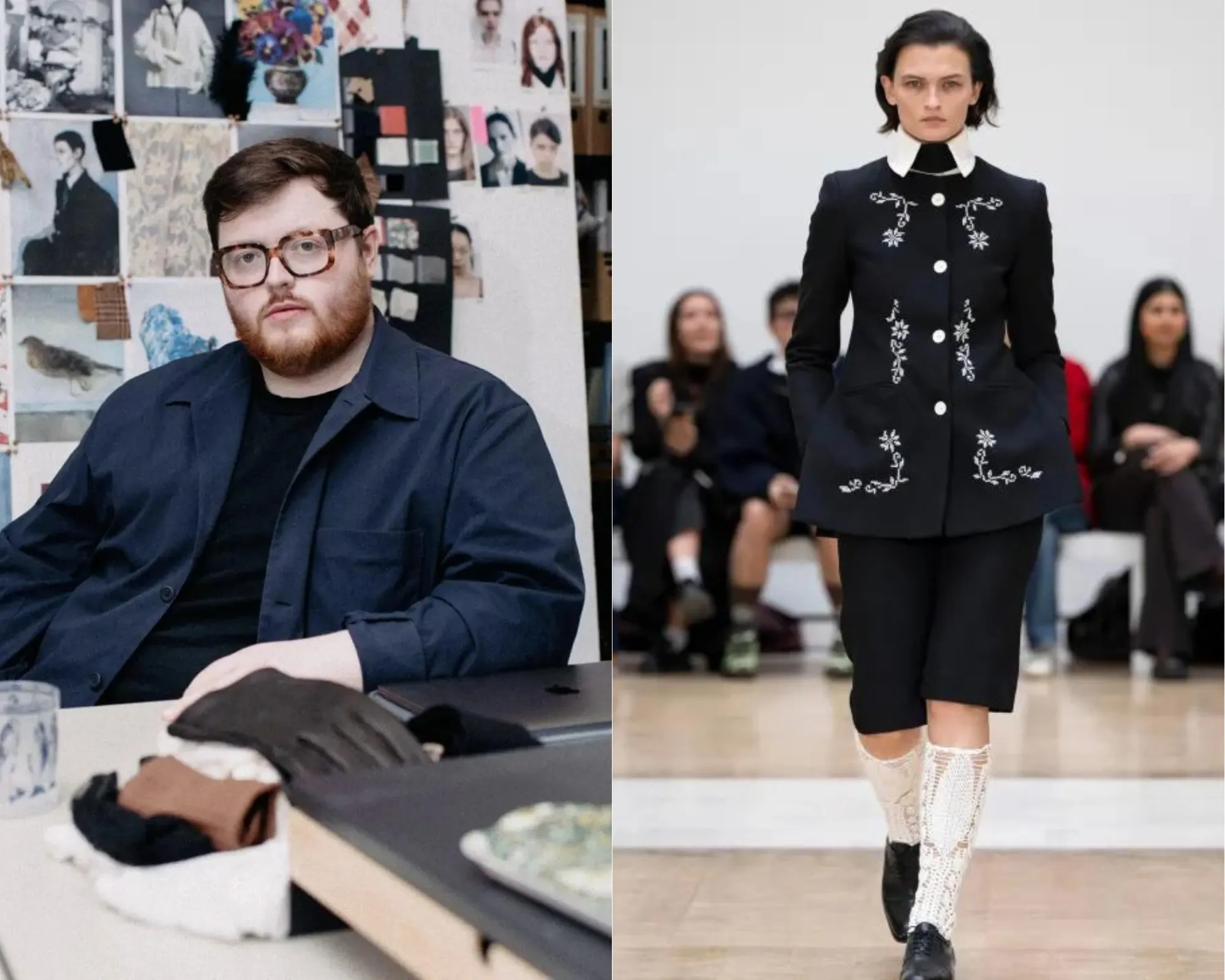 designer S.S. Daley at london fashion week 2024