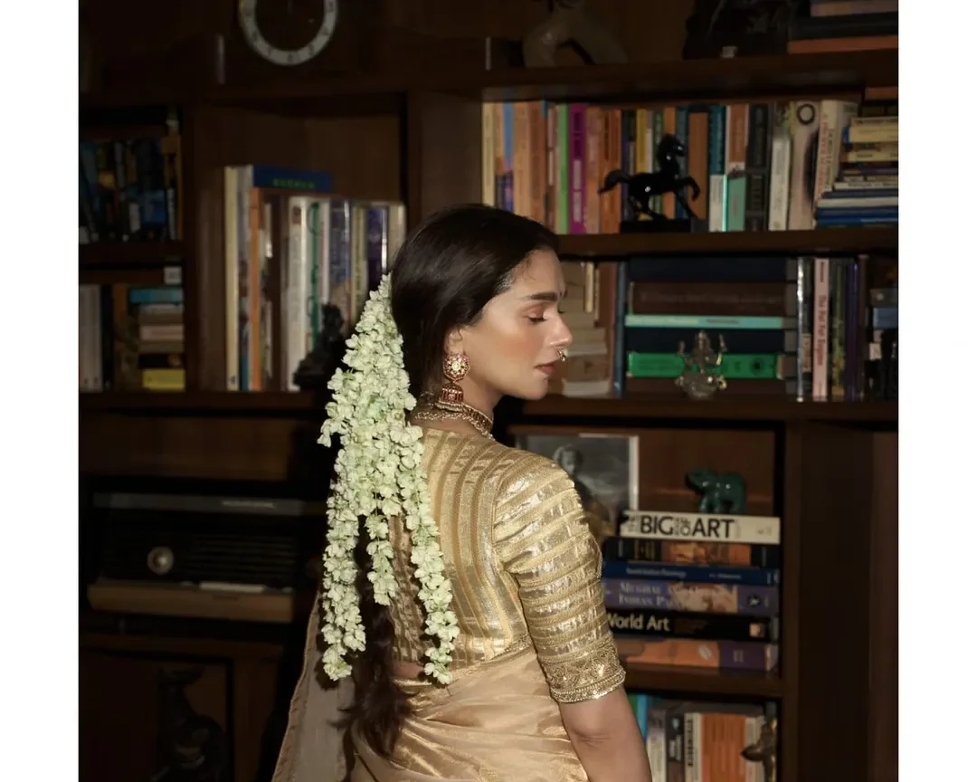 aditi rao hydari wedding hairstyle