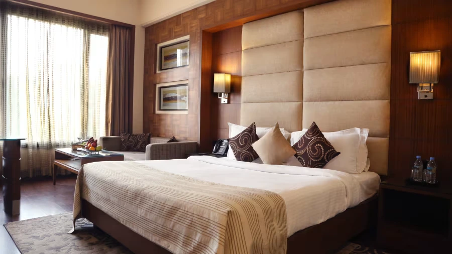 deluxe rooms at the bristol hotel gurgaon