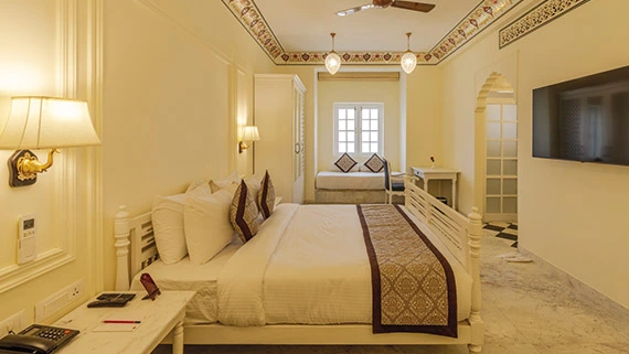 historic suite at chomu palace jaipur
