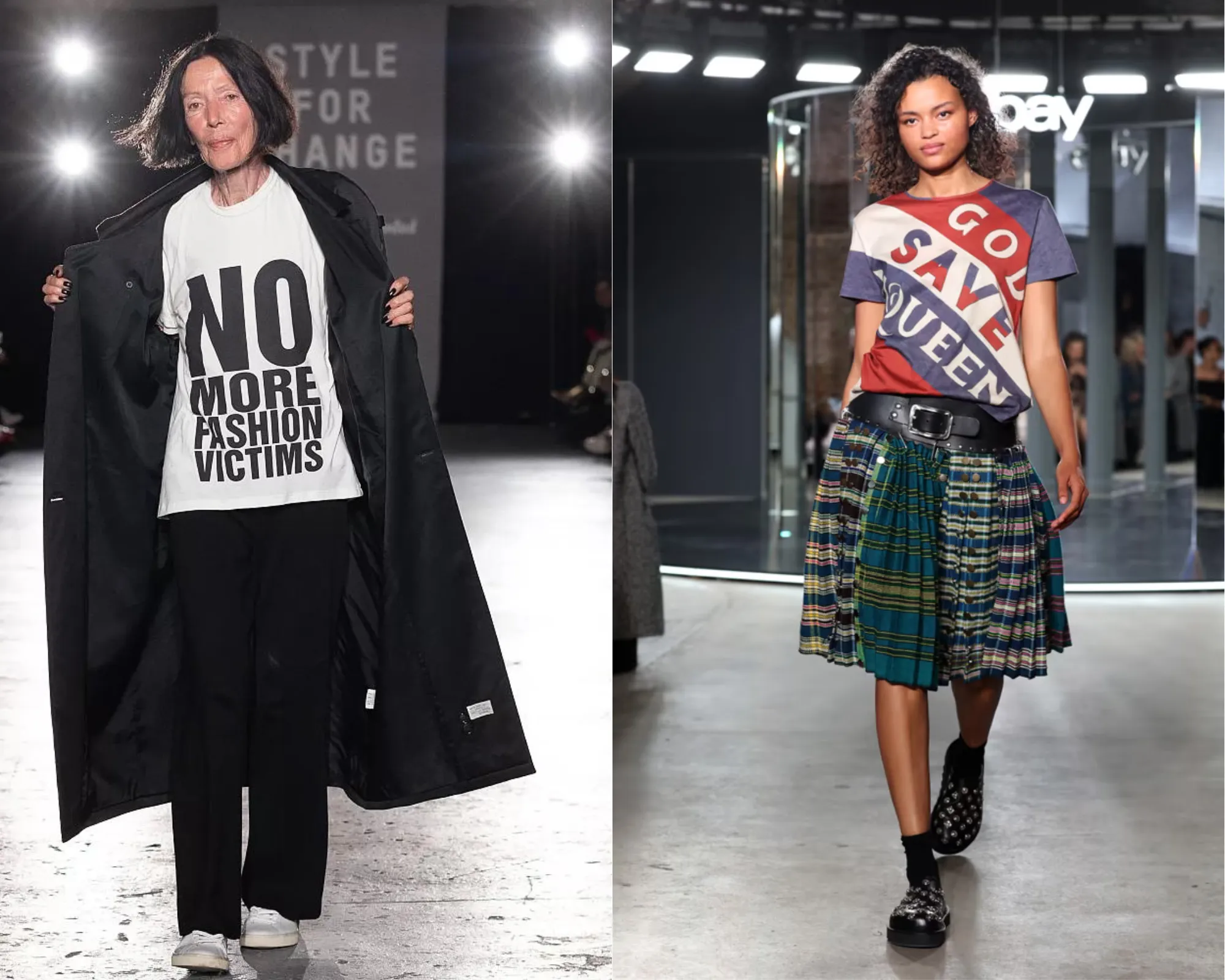 Oxfam at london fashion week 2024
eBay at london fashion week 2024
