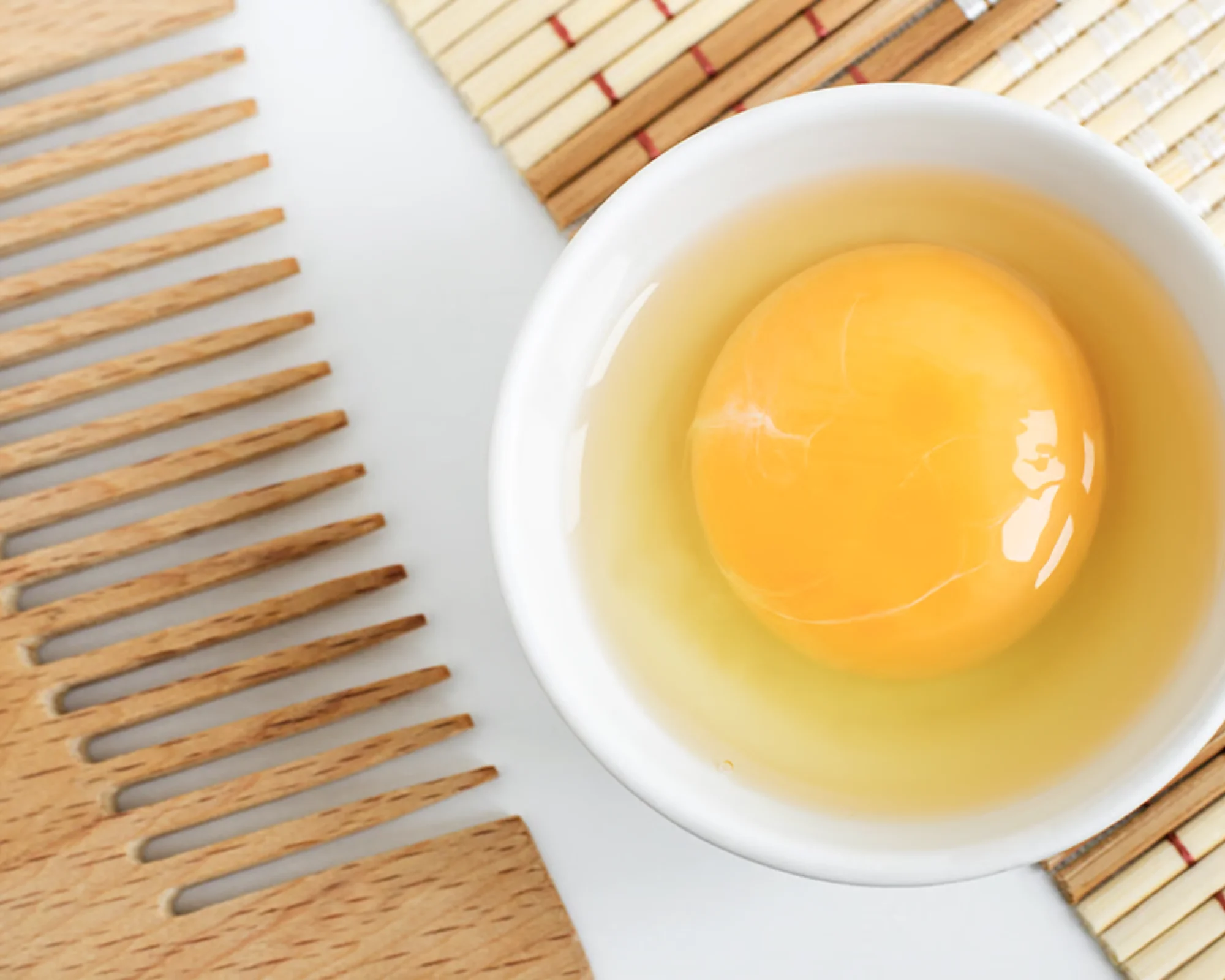 raw eggs for haircare