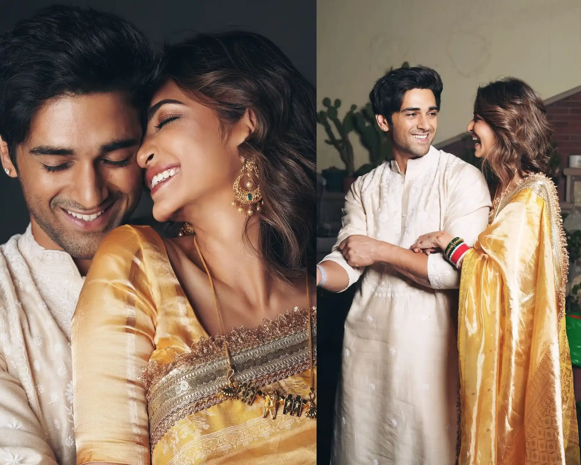 kriti kharbanda karwa chauth saree
