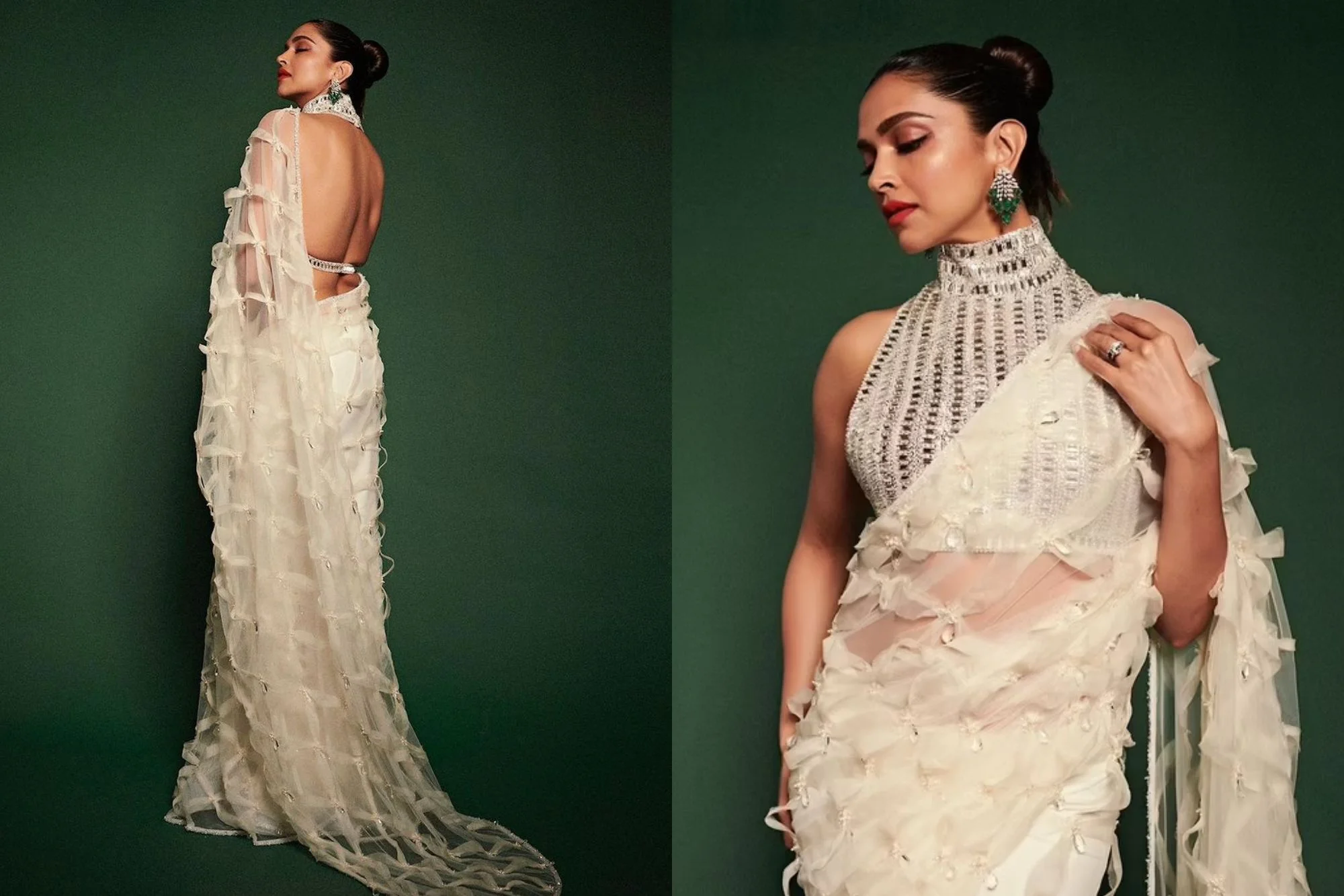 Deepika Padukone’s Halter Neck Blouse