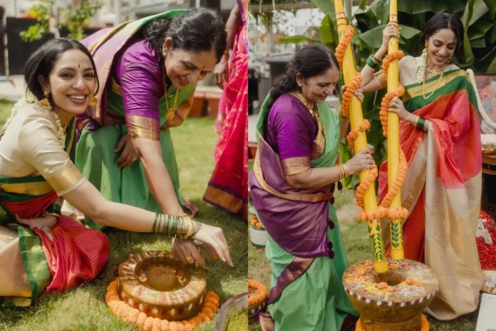 Sobhita Dhulipala celebrating traditions