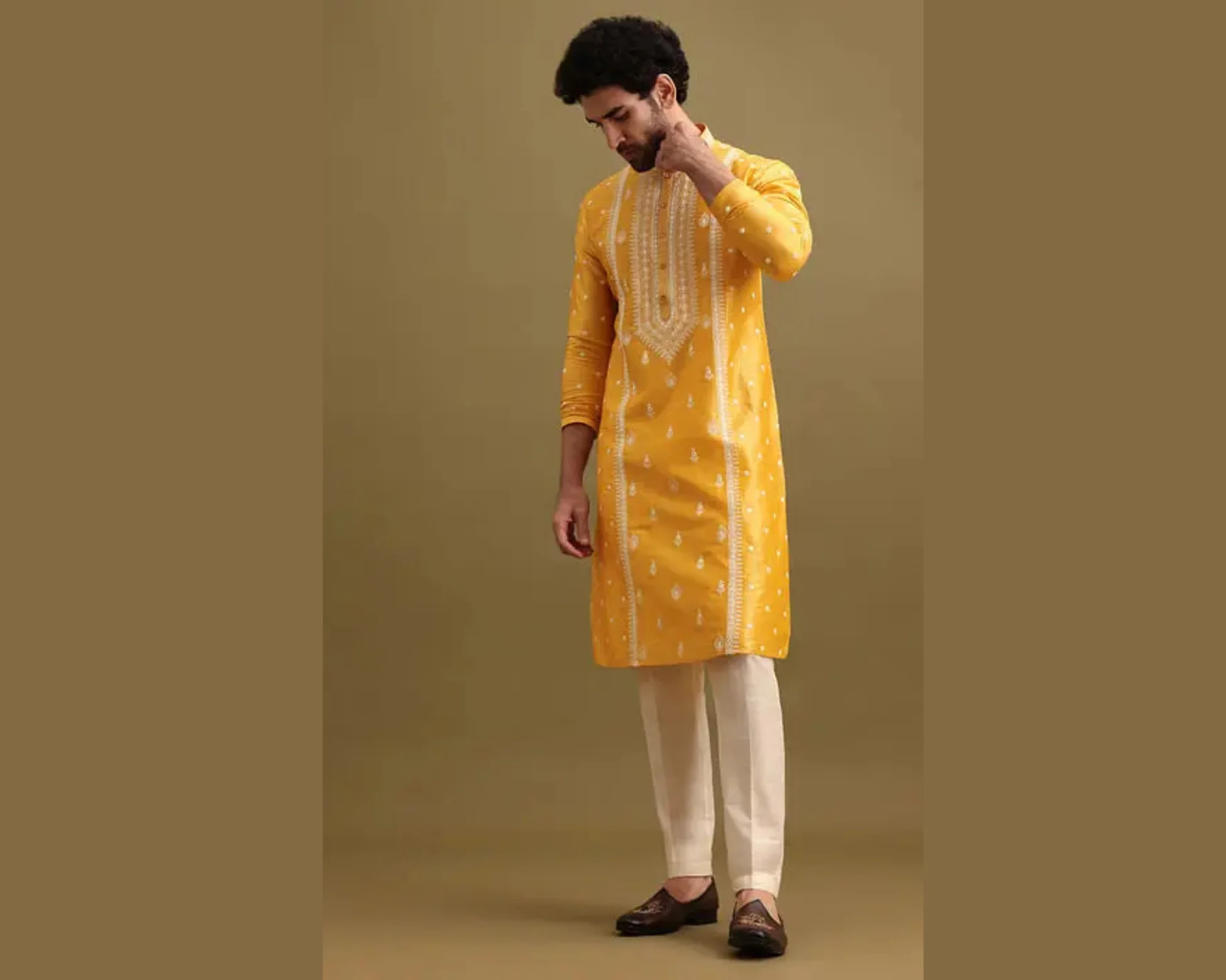 Mustard Yellow Kurta 