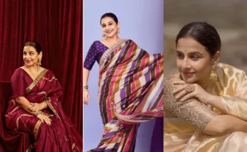 7 Best Vidya Balan Saree Looks for Diwali 2024 Vidya Balan saree looks