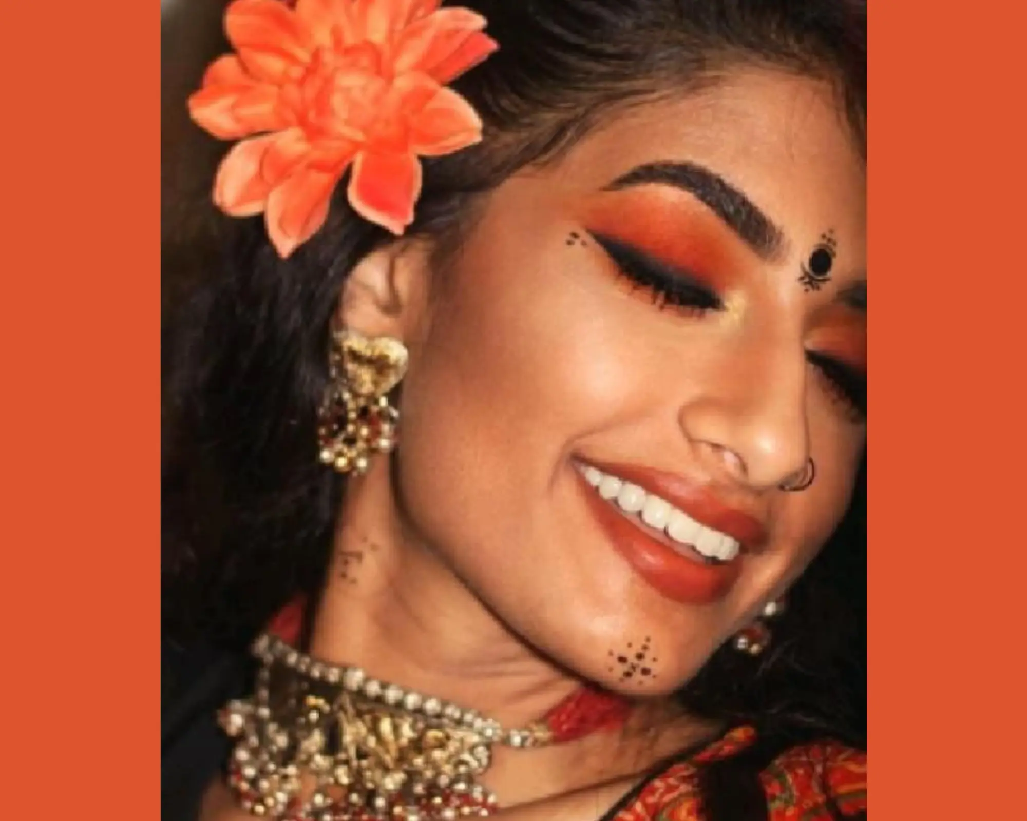 full glam makeup look