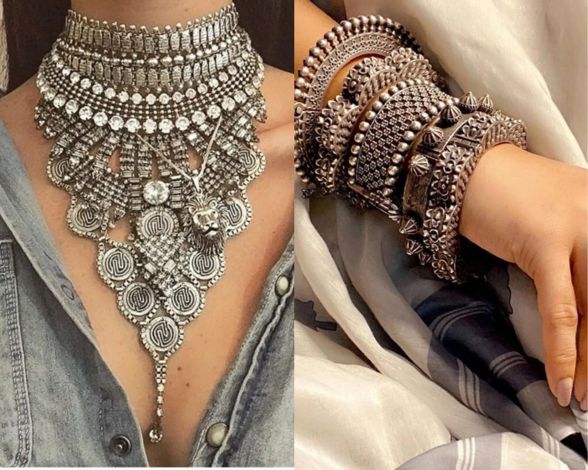 oxidised jewellery for navratri