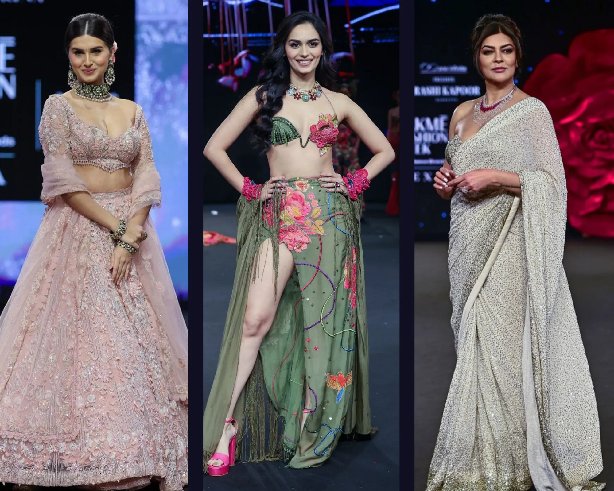 Sushmita Sen, Tara Sutaria and Manushi Chillar for One Infinite