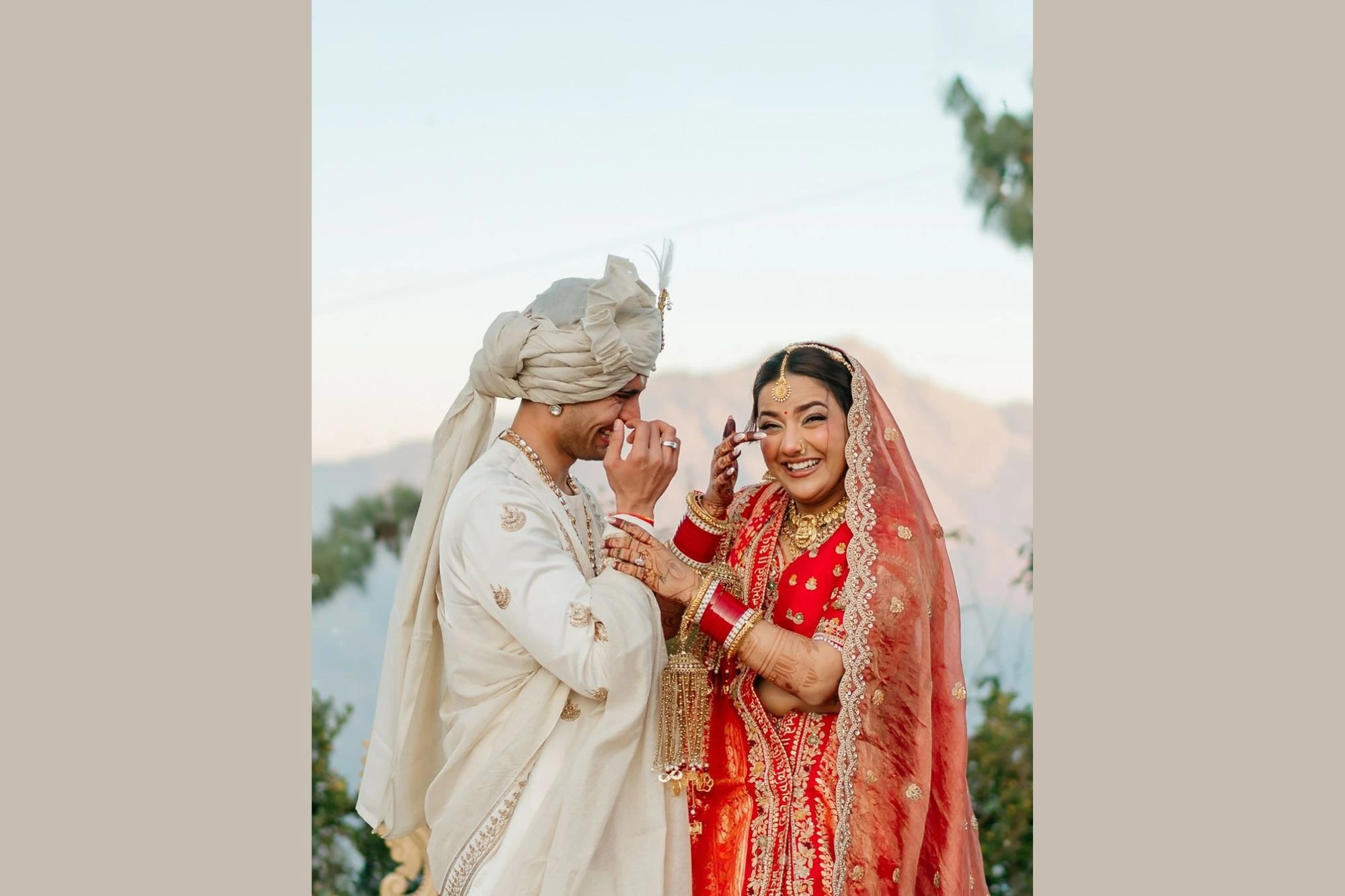 Anirudh Sharma and Mrunal Panchal