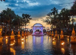 Floating Mandap Designs That Will Take Your Breath Away mandap designs