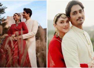 Aditi Rao Hydari and Siddharth Shares New Wedding Pictures aditi rao hydari