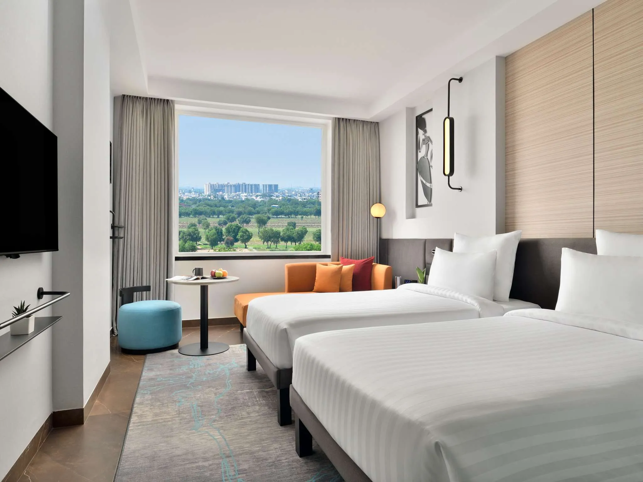 superior twin bed cazri view