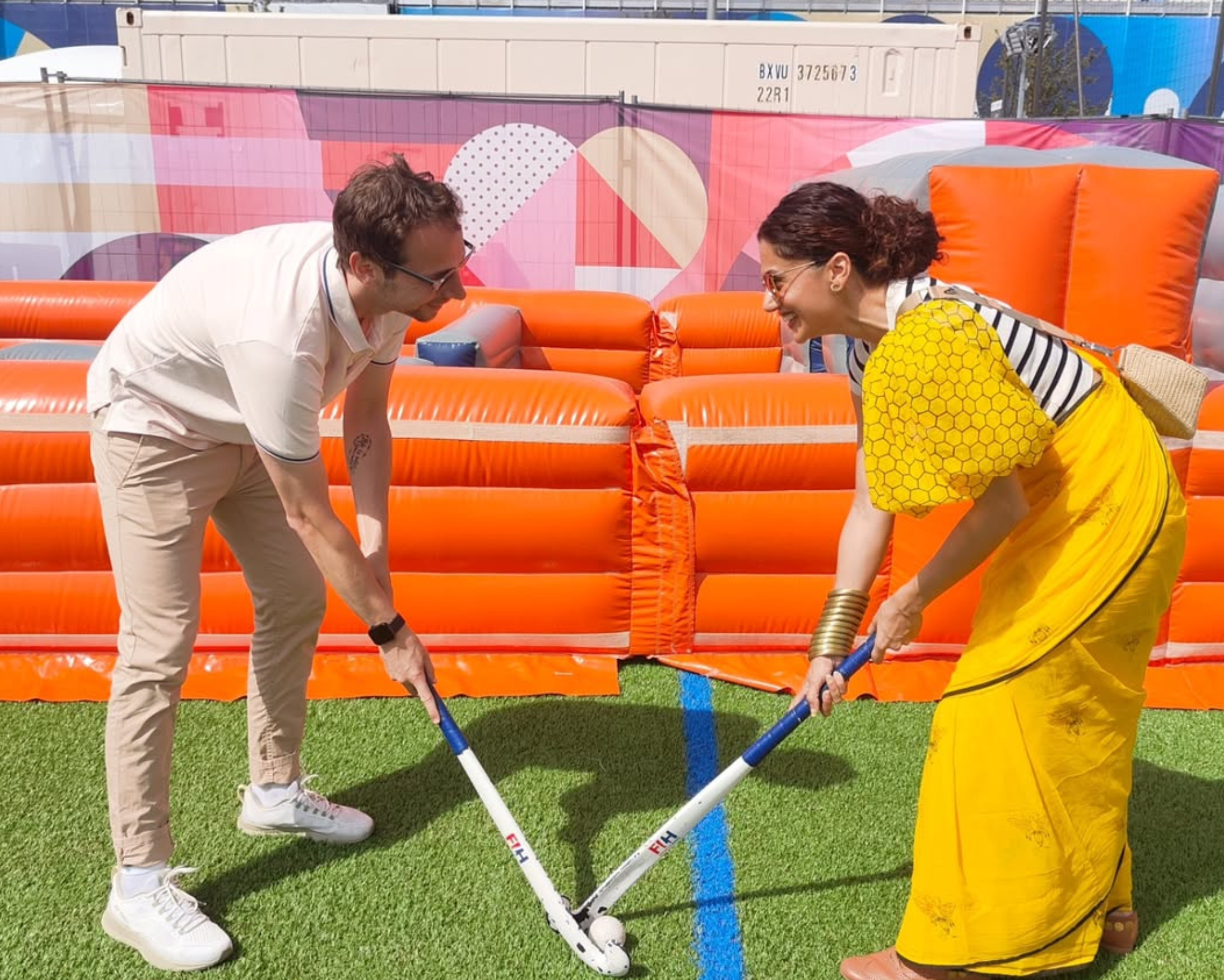Taapsee Pannu and Mathias Boe
