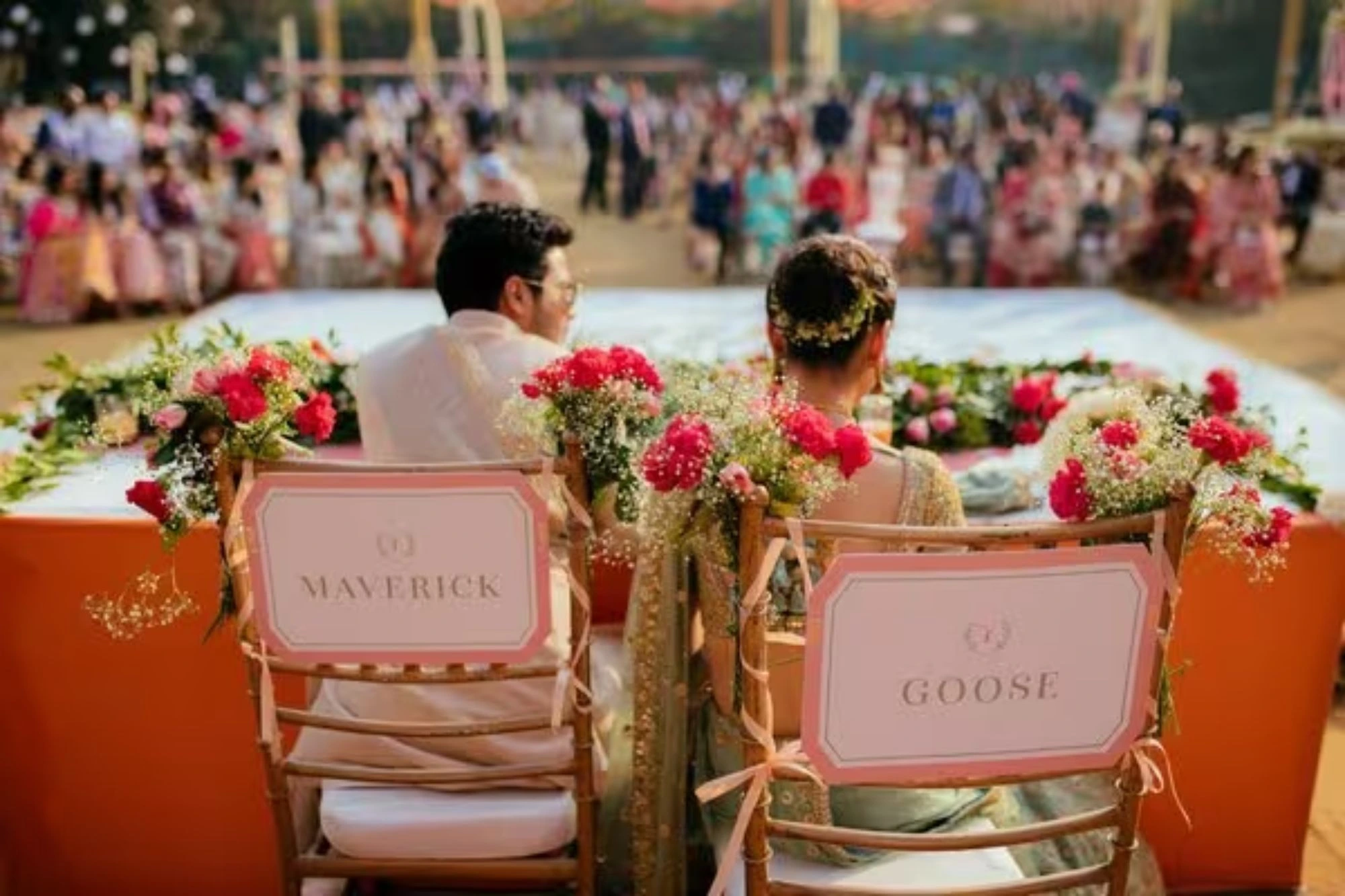 Personalised Wedding decorations