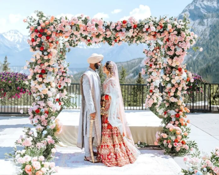Snow Forest Wedding Decor