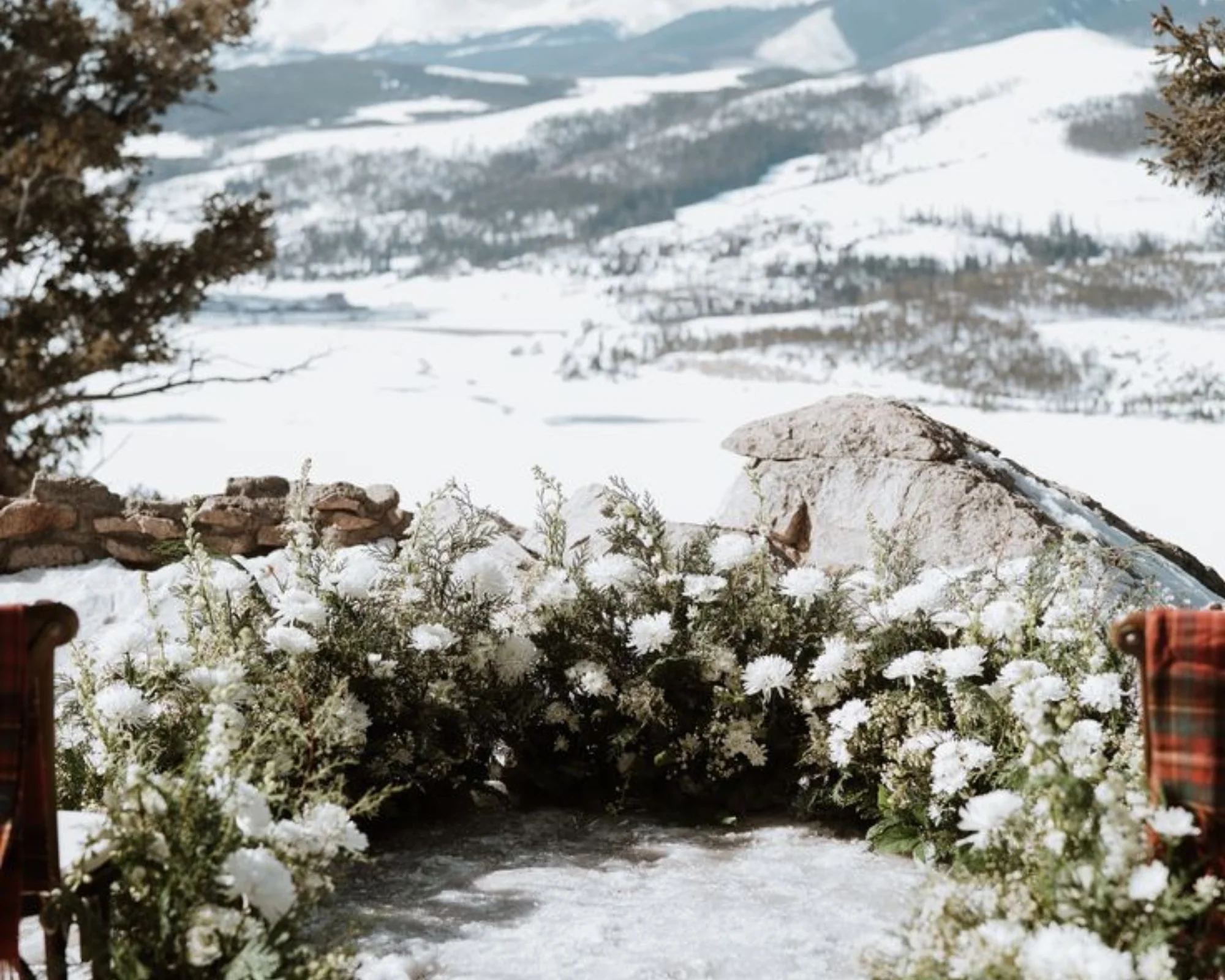 Important Details in Snow Forest Wedding Decor