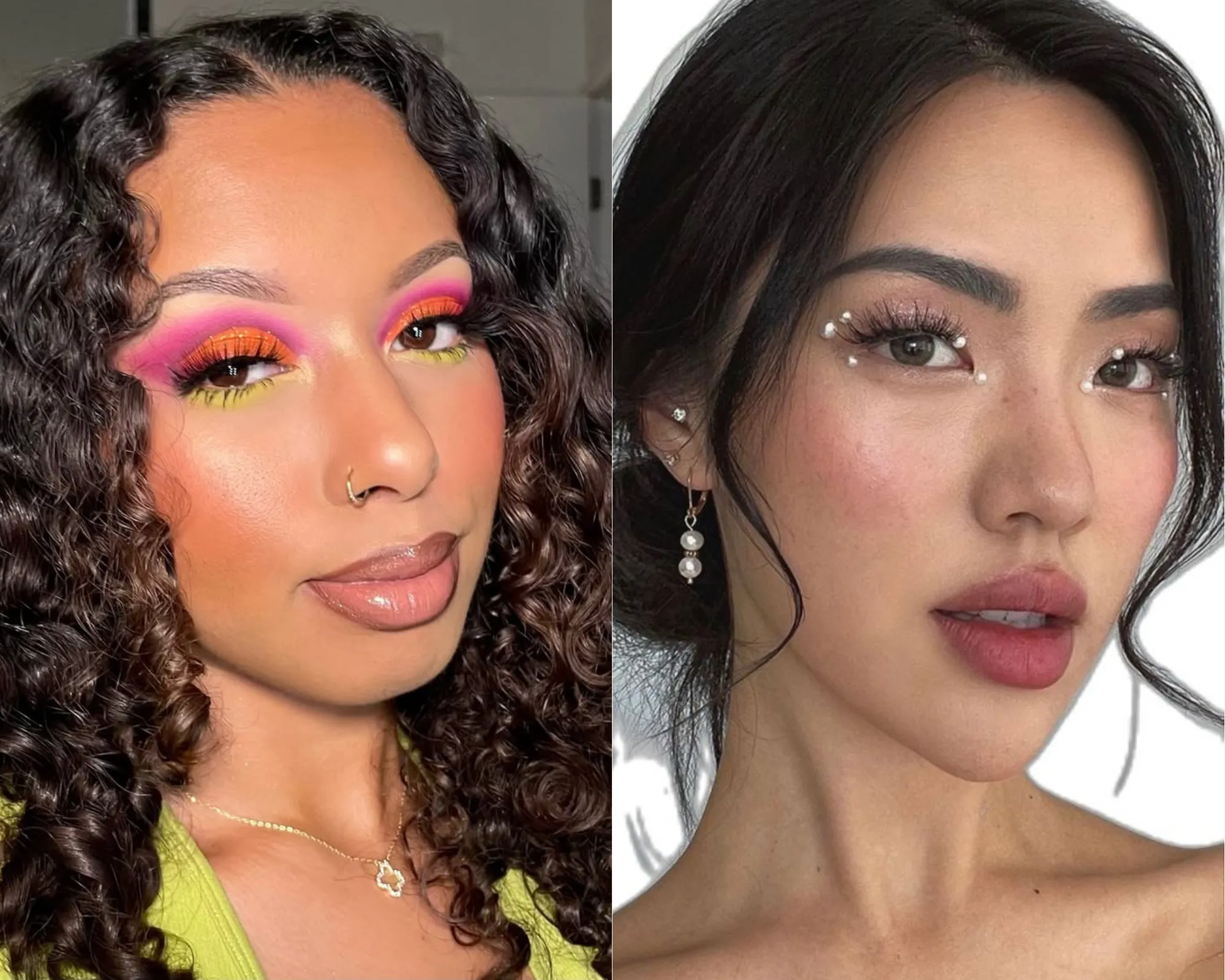 holographic eyeshadow look