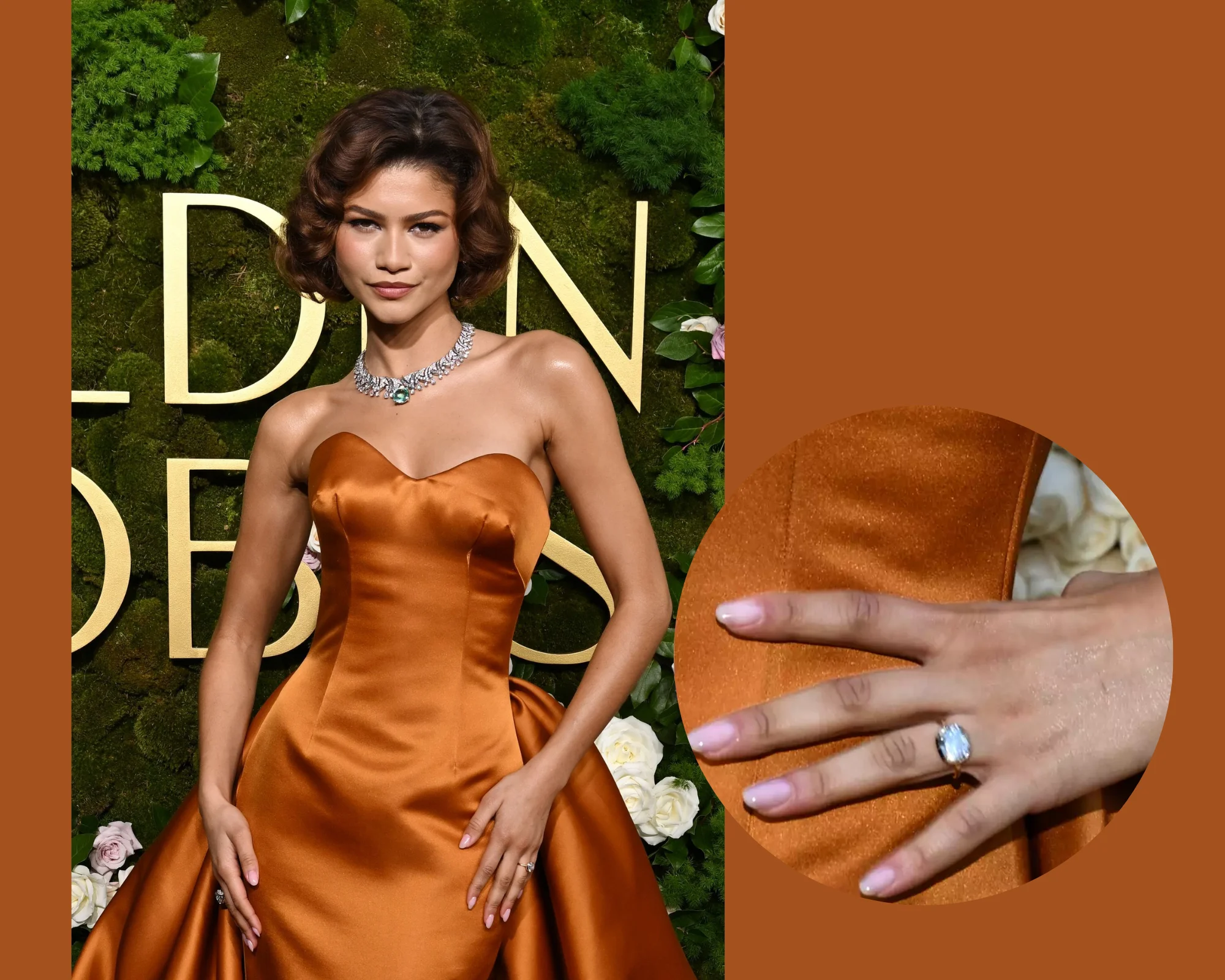 zendaya at golden globes 