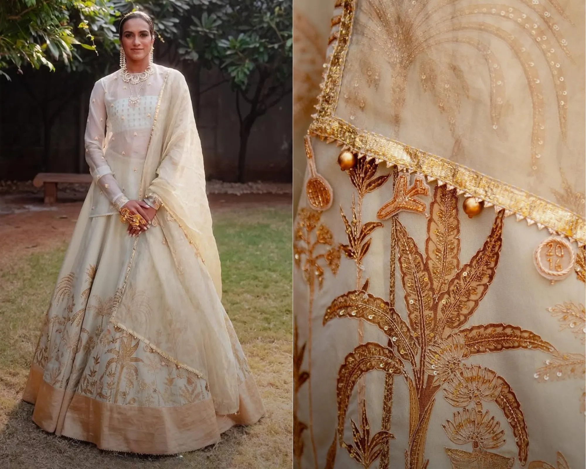 PV Sindhu in Masaba Gupta