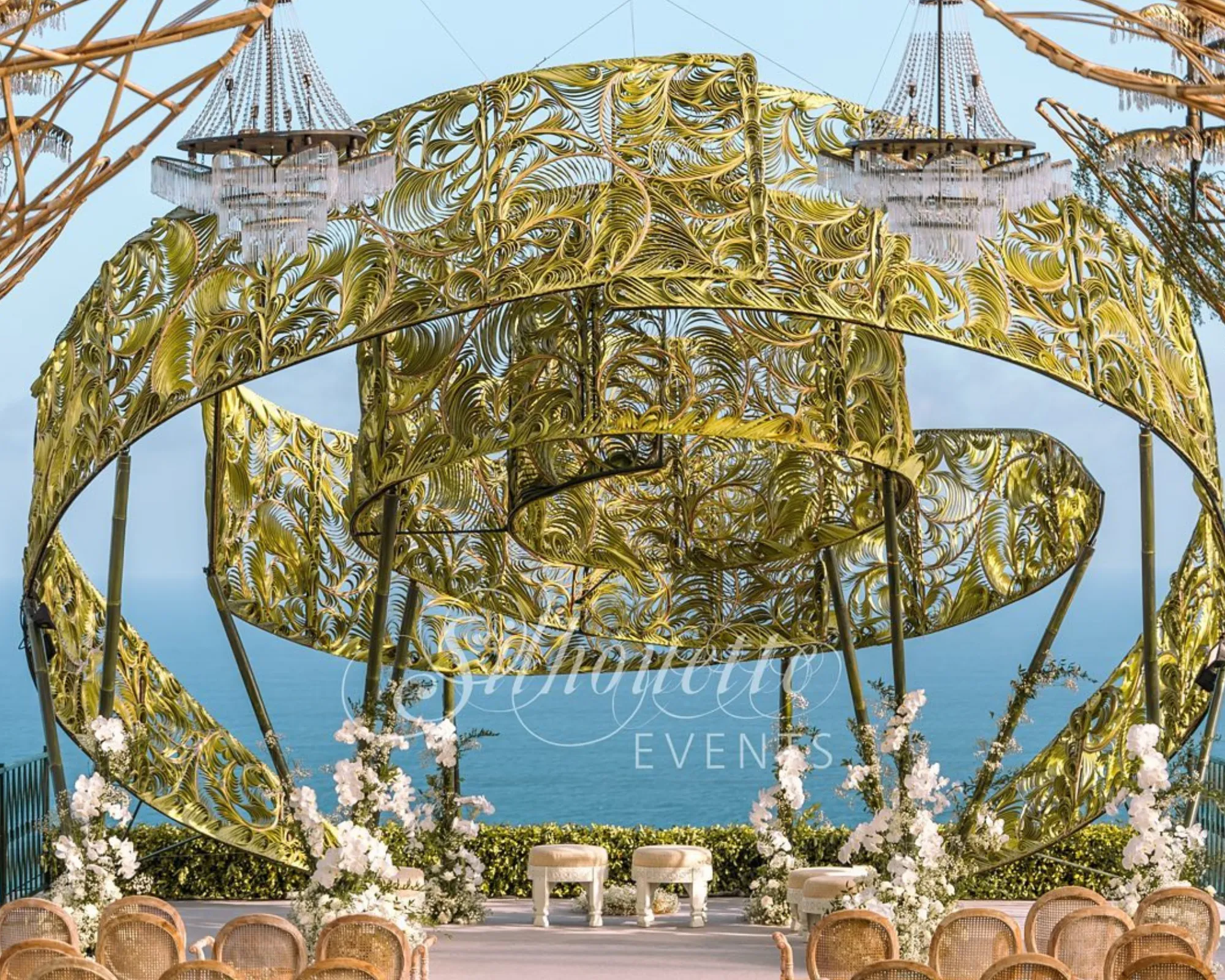 leaf mandap design