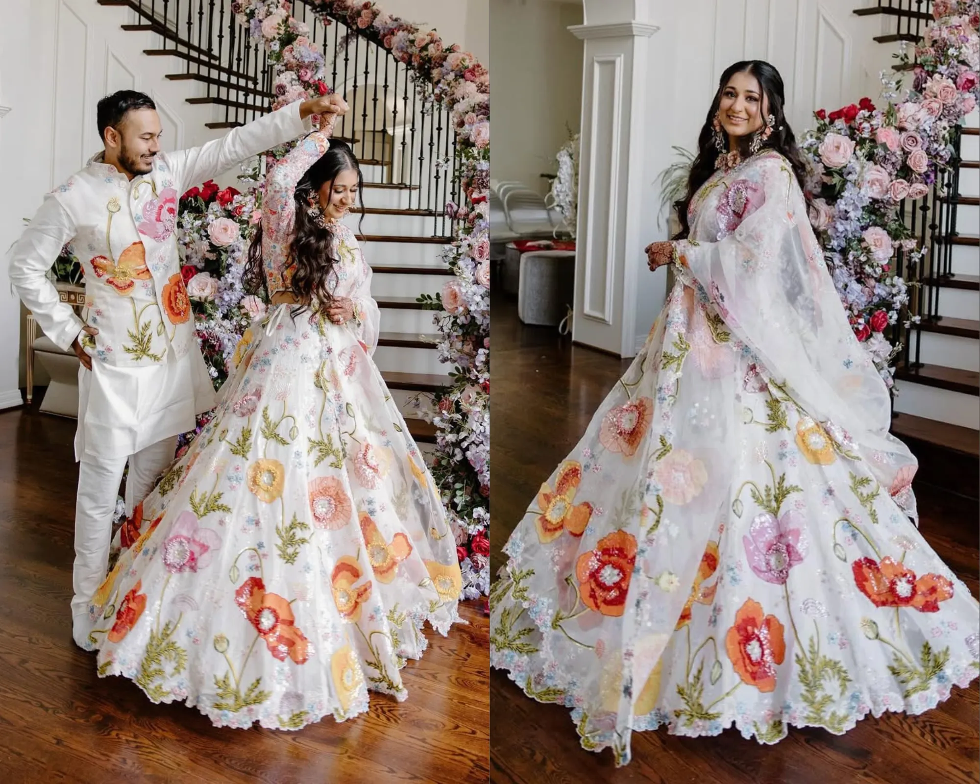 rahul mishra lehengas