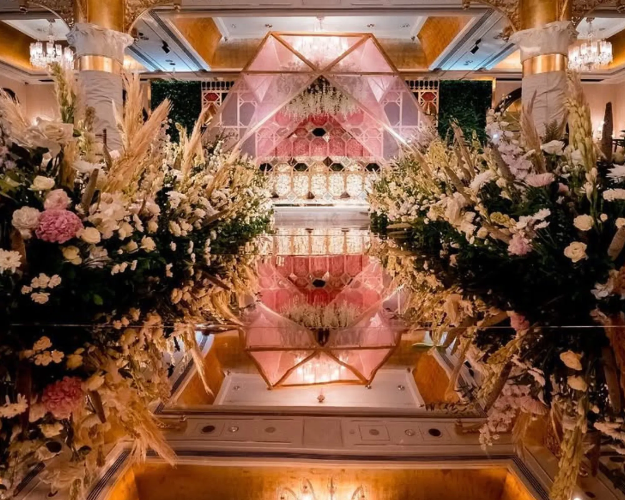wood mandap design