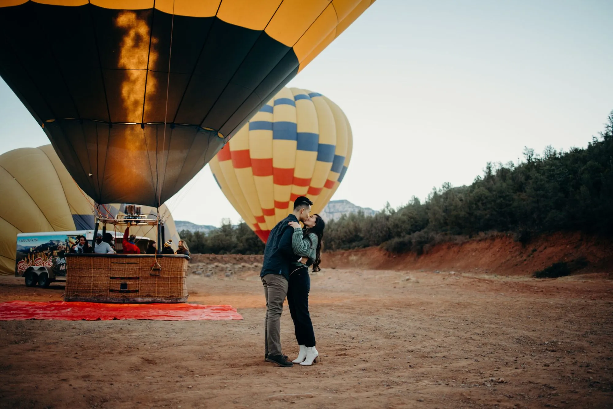 hot air balloon proposal