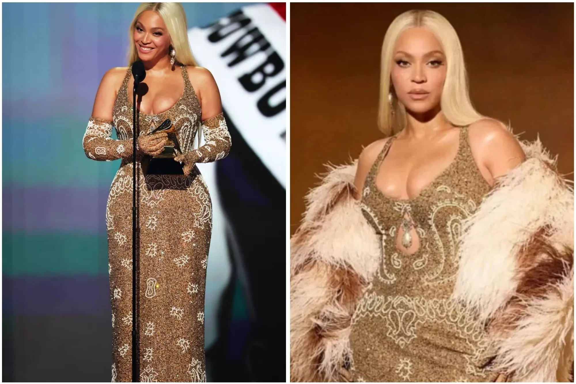 Beyoncé at grammys 2025